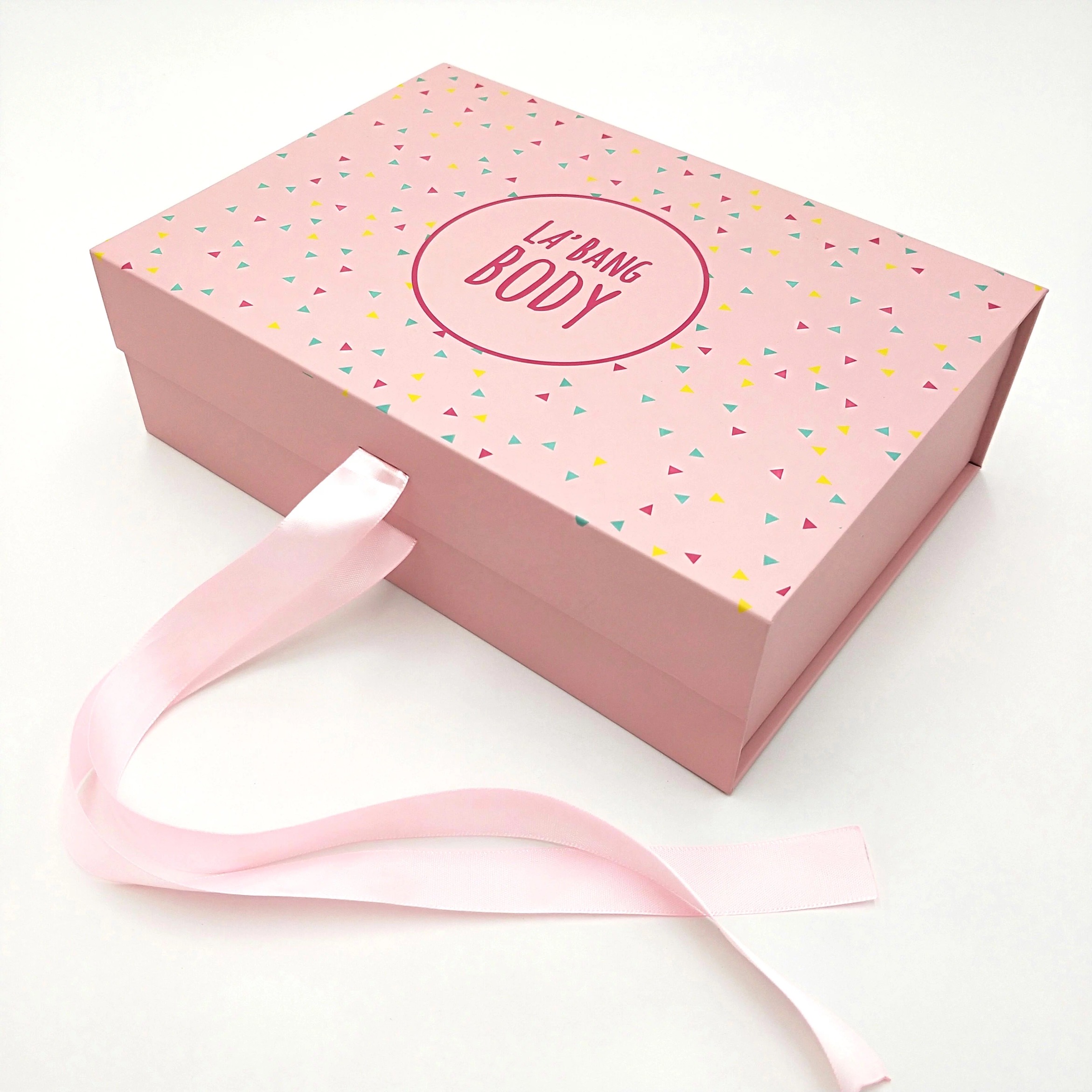 Custom Printed Ribbon Sealed Boxes Comet Packaging