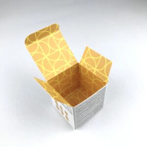 printed folding box for cosmetics