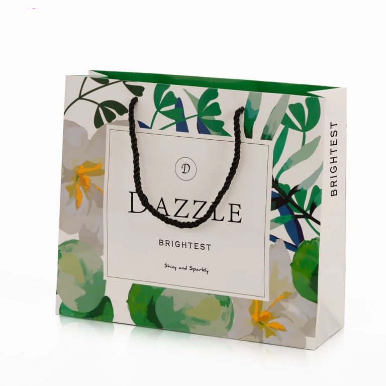 Custom Printed Rope Handle Paper Bags Comet Packaging