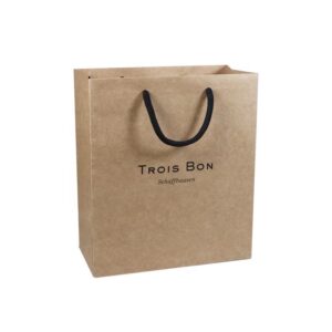 brown kraft rope handle bag
