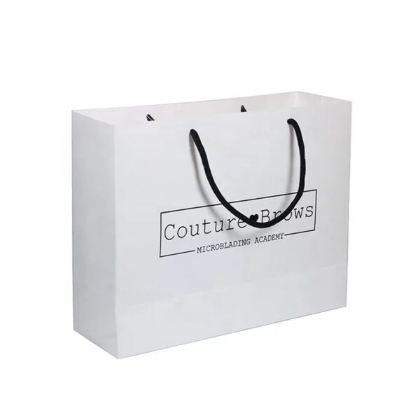Custom Printed Rope Handle Paper Bags Comet Packaging
