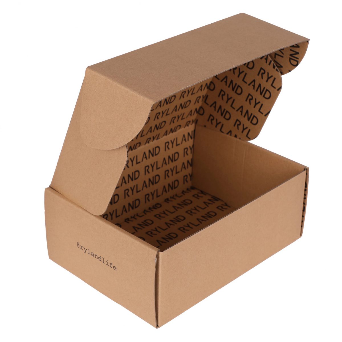 Custom Printed Brown Kraft Mailing Boxes Comet Packaging