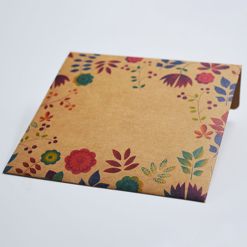 brown kraft printed envelope