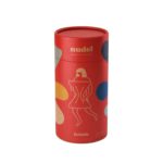 custom printed cardboard cylinder tube box red
