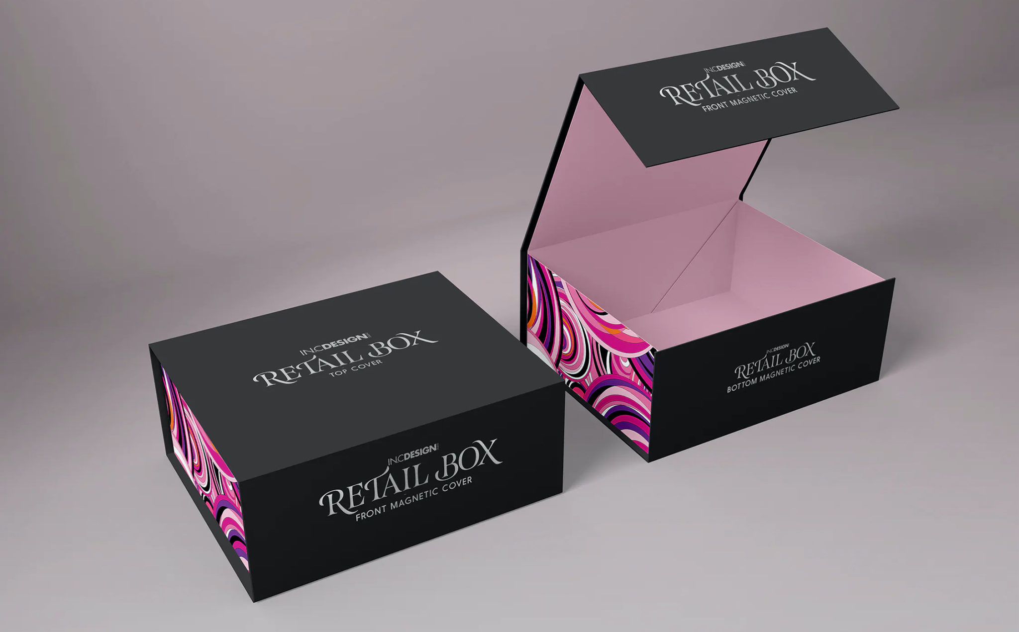 Custom Printed Lid Boxes Comet Packaging