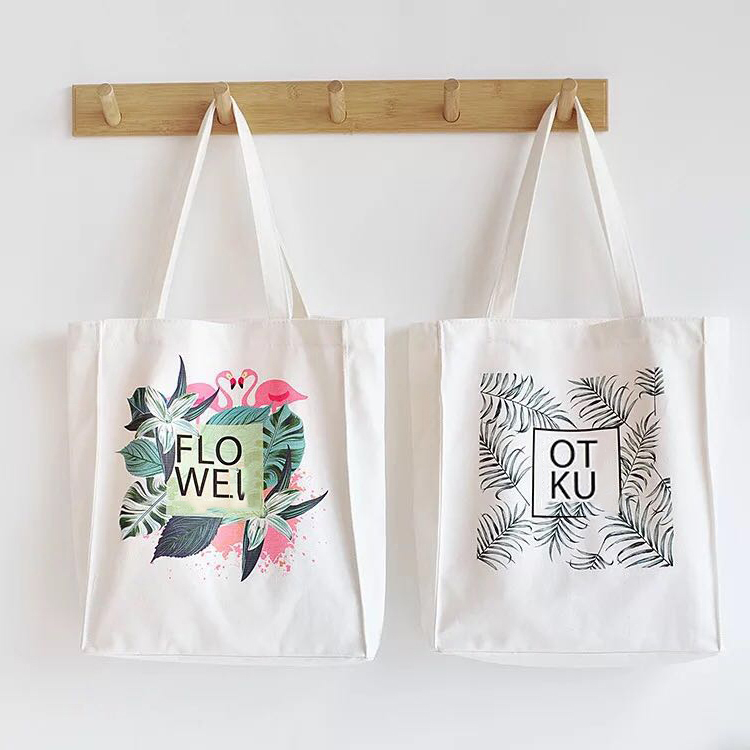 Custom printed 2025 canvas tote bags