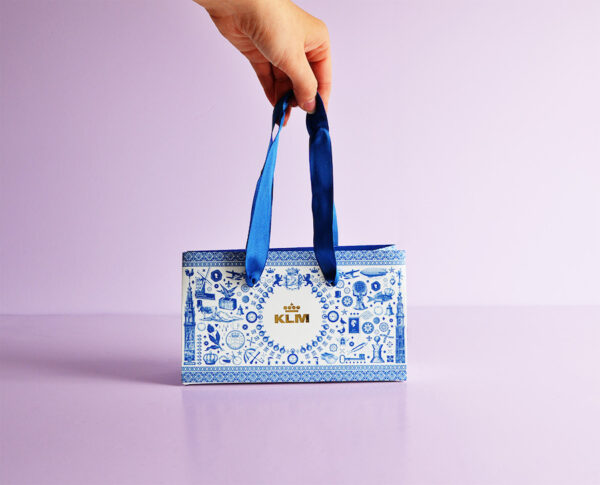 Custom Printed Ribbon Handle Paper Bags - Comet Packaging