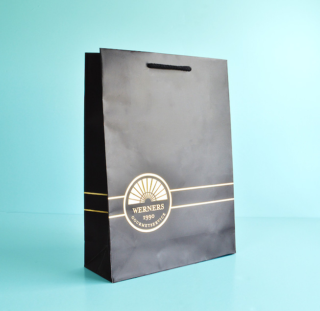 Custom Printed Rope Handle Paper Bags - Comet Packaging