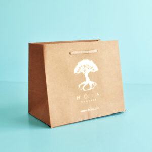 custom-printed-kraft-rope-handle-paper-bag-with-gold-foil-logo