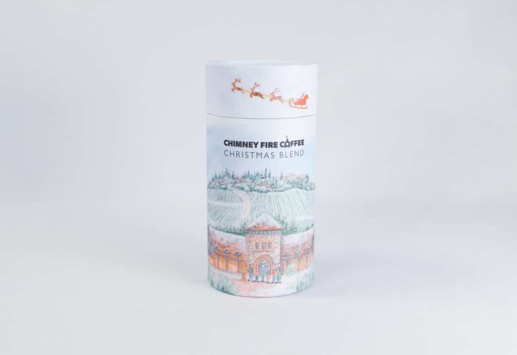 Chimney Fire Coffee Printed Cylinder