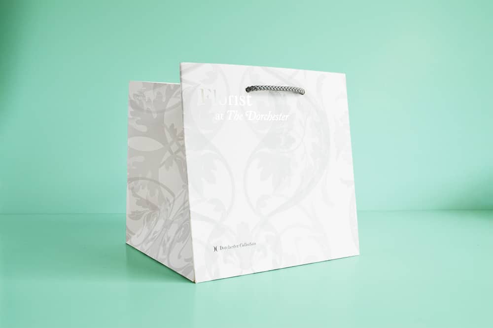 Rope handle bag with full cmyk print