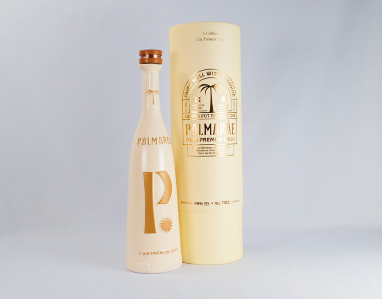 Printed cylinder box Palmarae with Bottle
