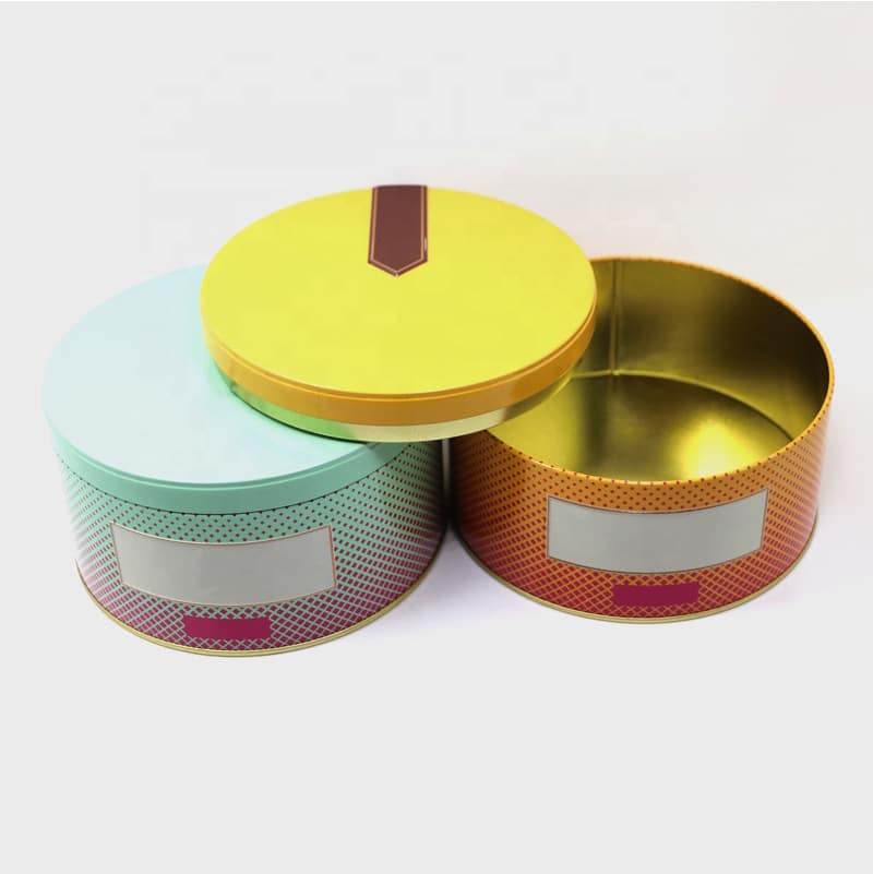 Custom printed cookie tins