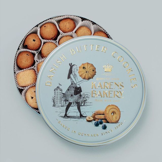 Custom printed tins with gold finish