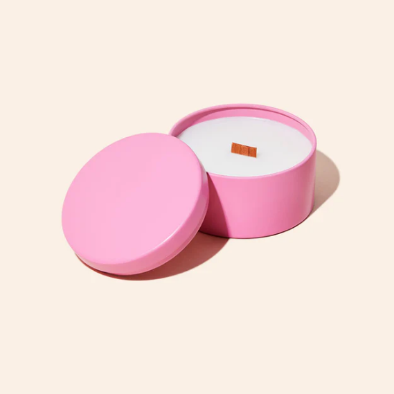 Pink Candle Tin