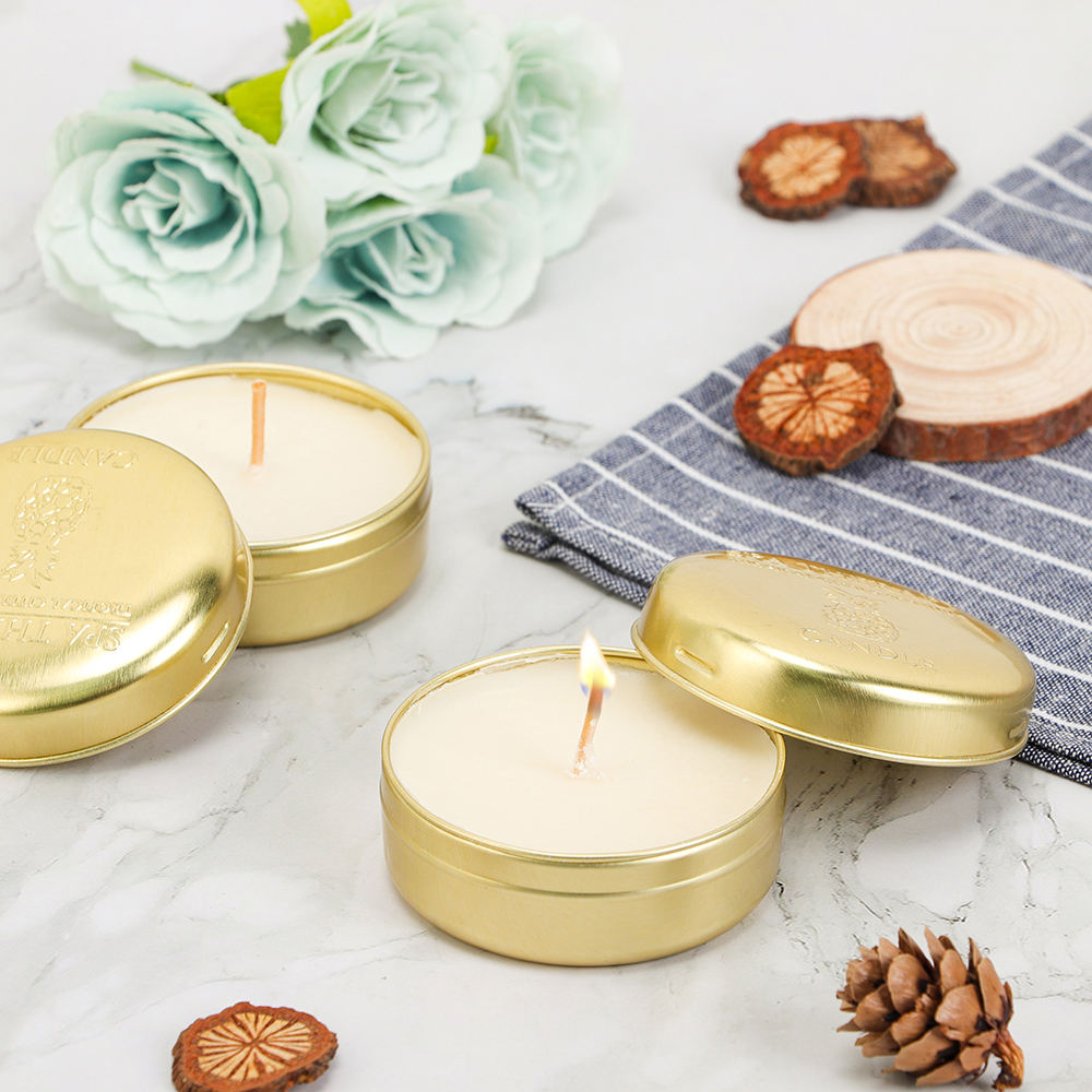 embossed candle tins