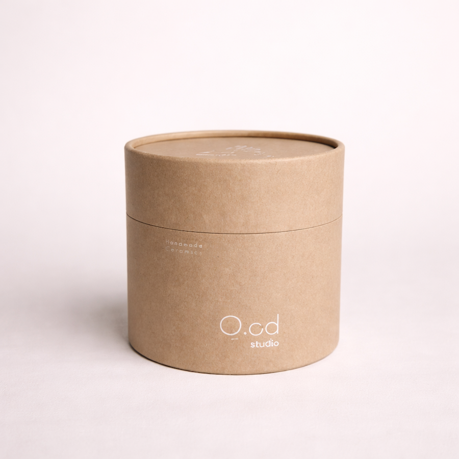 brown kraft custom cylinder box