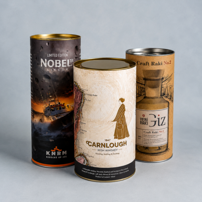Vintage Trio of Artisan Metal Tins