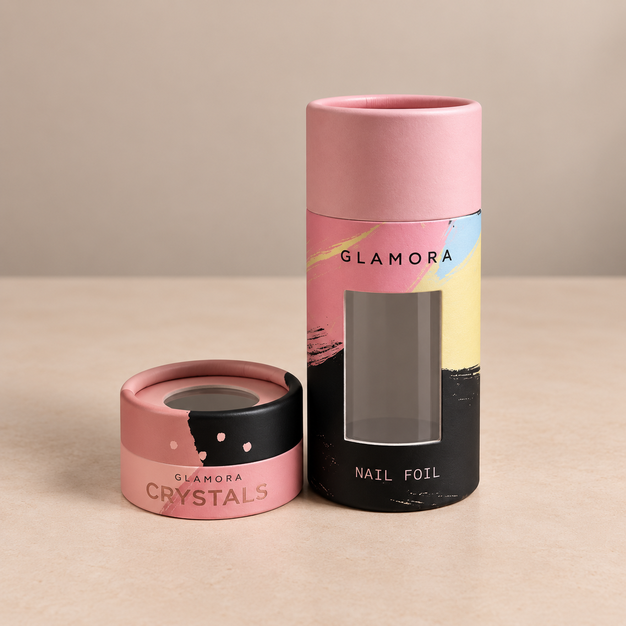 bespoke cosmetic tubes with window