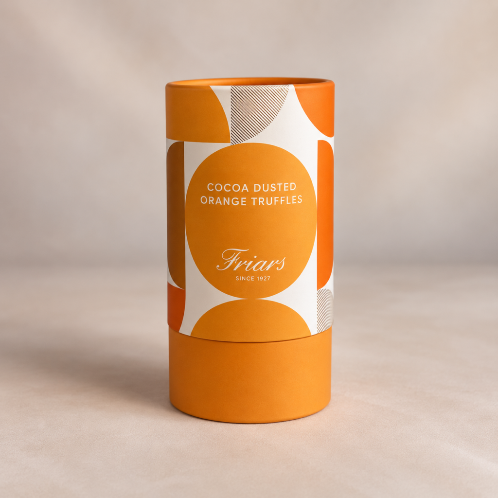 custom printed chocolates tube truffles