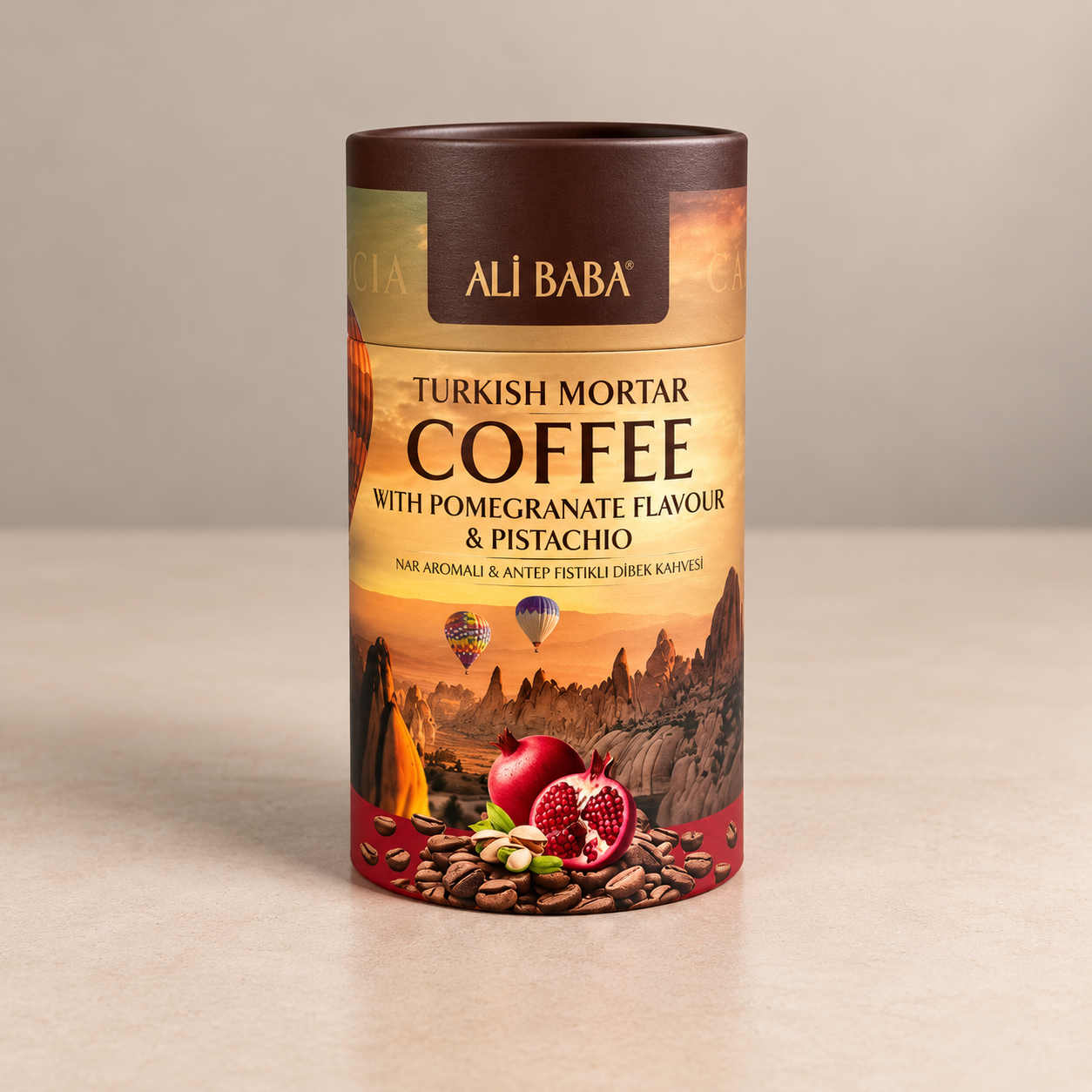 printed coffee tubes
